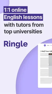 Ringle - 1:1 Online English screenshot 0