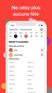 Celebrate Rappel fête prénom screenshot 1