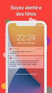 Celebrate Rappel fête prénom screenshot 2