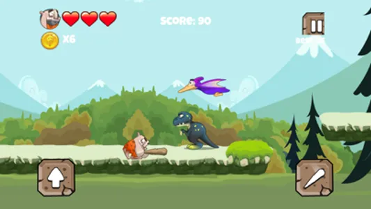 Stone Aged Runner - Stone Age Game screenshot 4