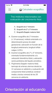 Calculador Ecográfico screenshot 4