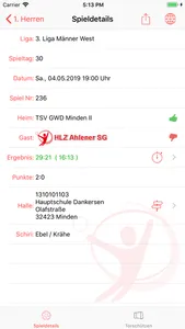 HLZ Ahlener SG screenshot 2