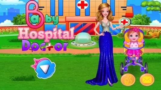 New-Born Baby Hospital Doctor Care-Dressup game screenshot 0