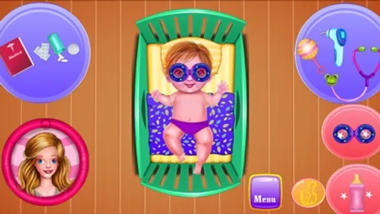 New-Born Baby Hospital Doctor Care-Dressup game screenshot 1