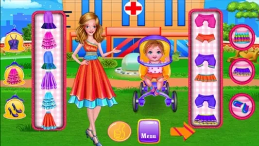 New-Born Baby Hospital Doctor Care-Dressup game screenshot 2