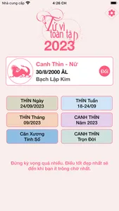 Tử Vi 2023 - Tử Vi Toàn Tập screenshot 0