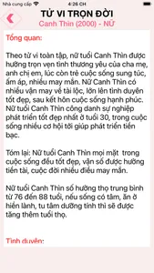 Tử Vi 2023 - Tử Vi Toàn Tập screenshot 3