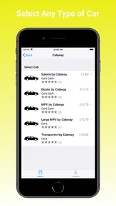 Cabway Minicab Booking screenshot 2