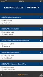 Raymond James Meetings screenshot 1