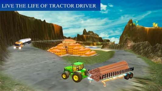 Off-road Tractor Driving Sim3D screenshot 2