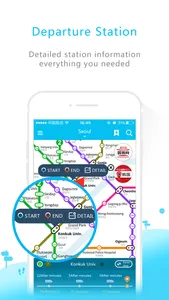 Seoul Subway –Korea Metro Map screenshot 1