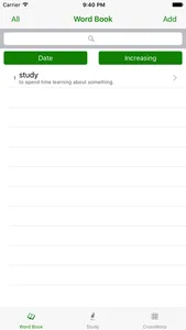 Word Book with Crossword screenshot 2
