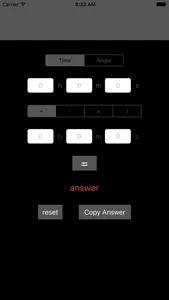 calculator for time & angle screenshot 0