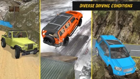 Offroad 4x4 Dirt Track Racing & Hill Driving screenshot 2