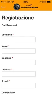 Parking Fiumicino App screenshot 3