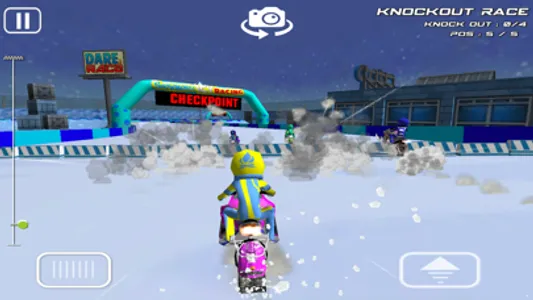 SnowMobile Icy Racing - SnowMobile Racing For Kids screenshot 2