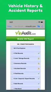 VIN Check Report for Used Cars screenshot 2