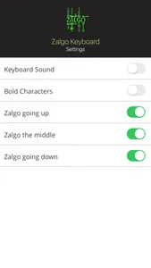 Zalgo screenshot 2