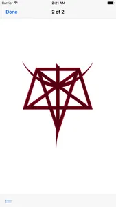 Satanic Pentagram Stickers screenshot 2