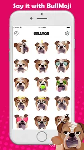 BullMoji for Bulldog Lovers screenshot 0