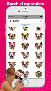 BullMoji for Bulldog Lovers screenshot 1