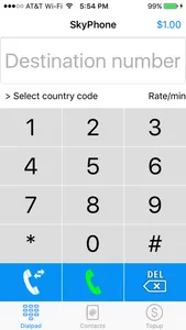 SkyPhone screenshot 1