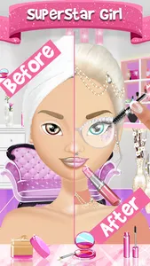 Superstar Doll Makeover Salon screenshot 1