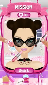 Superstar Doll Makeover Salon screenshot 3