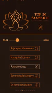 50 Sanskrit Devotional Songs screenshot 1