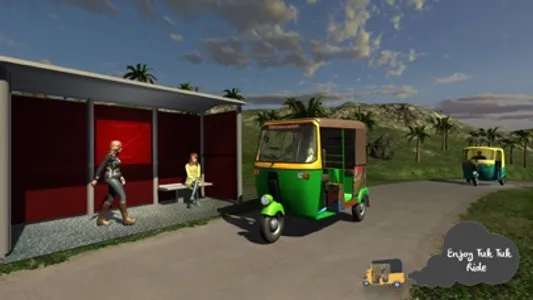 Tuk Tuk Offroad Rickshaw Drive – Hill Simulation screenshot 3