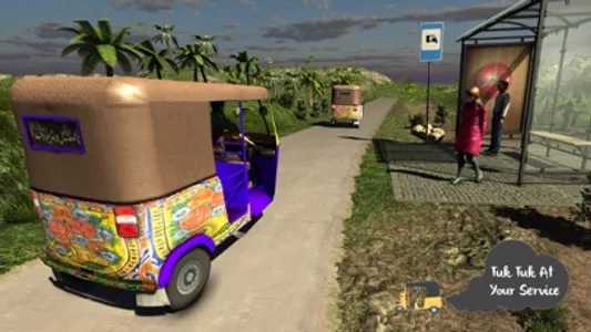 Tuk Tuk Offroad Rickshaw Drive – Hill Simulation screenshot 4