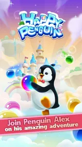 Happy Penguin - Bubble Shooter screenshot 0