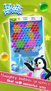 Happy Penguin - Bubble Shooter screenshot 3