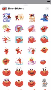 Elmo Stickers screenshot 0