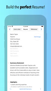 Resume Builder by Nobody screenshot 0