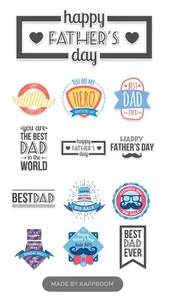 Happy Father's Day Stickers screenshot 0