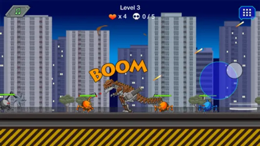 Robot Dino T-Rex Attack screenshot 2