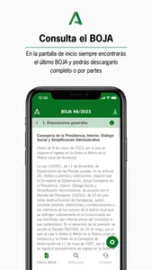 BOJA Boletín Oficial Andalucía screenshot 2