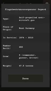 Tank Spotter's Quiz screenshot 3