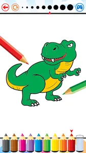 Dinosaur Coloring Book - Dino Drawing for Kids screenshot 0