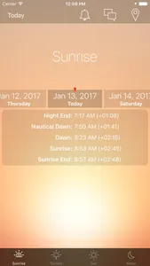 Sunrise Sunset Info screenshot 0