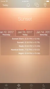 Sunrise Sunset Info screenshot 1