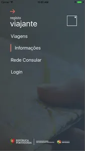Registo Viajante screenshot 2