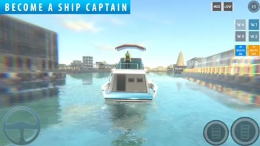 Jet Boat Sim Cruise Ship Swift screenshot 3