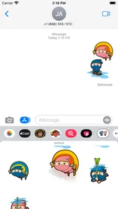 Ninja and Kunoichi sticker screenshot 1
