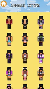 Aphmau Girls and Boys Skins For Minecraft PE screenshot 1