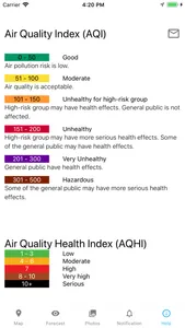 Hong Kong Air Quality AQI/AQHI screenshot 4