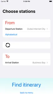 Dubai Metro - app screenshot 2