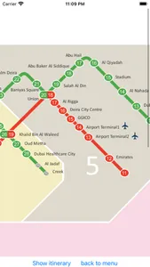 Dubai Metro - app screenshot 3