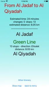 Dubai Metro - app screenshot 6